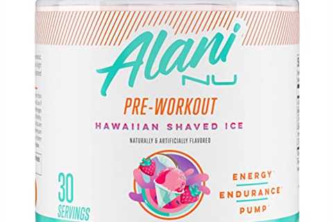 Alani Nu Pre-Workout Supplement Powder for Energy, Endurance, and Pump, Hawaiian Shaved Ice, 30..