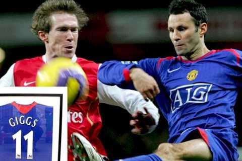 Signed Ryan Giggs Man Utd shirt flops at auction and sells for less than £50