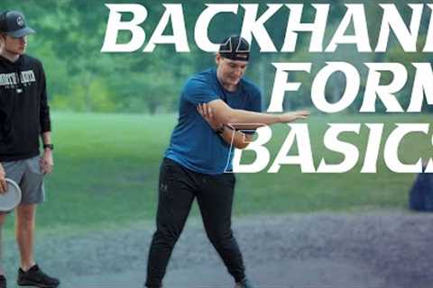 Backhand Form Basics - Beginner''s Guide to Disc Golf