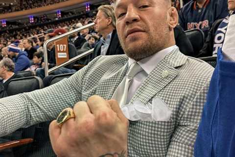 Watch as Conor McGregor somehow gets night’s loudest cheer while at major US sporting event..