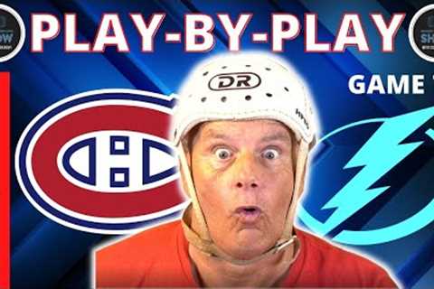 NHL GAME CANADIENS VS LIGHTNING 3 PERIOD POST GAME