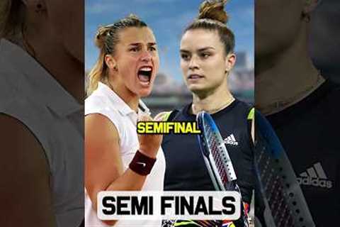 Sabalenka vs Sakkari | Indian Wells 2023 Semi Final🏆