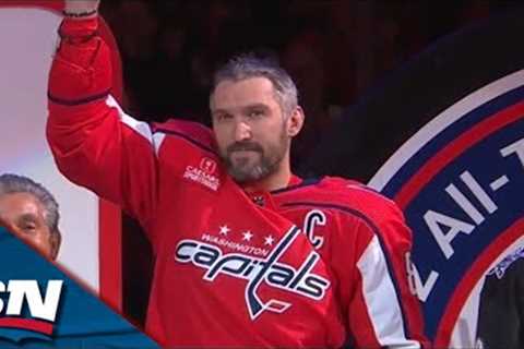 Capitals Honour Alex Ovechkin For Passing Gordie Howe On All-Time Goal List