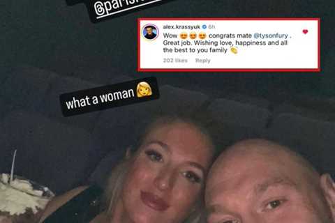 Oleksandr Usyk’s team send classy message to Tyson Fury after he reveals wife Paris is pregnant..