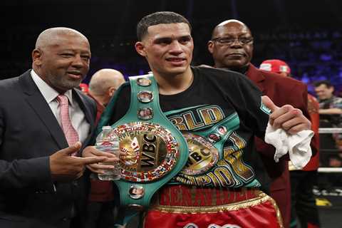 Who is David Benavidez and why was he banned from boxing?