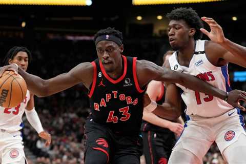 Siakam’s 32-point, nine-assist effort lifts Raptors to win over Pistons