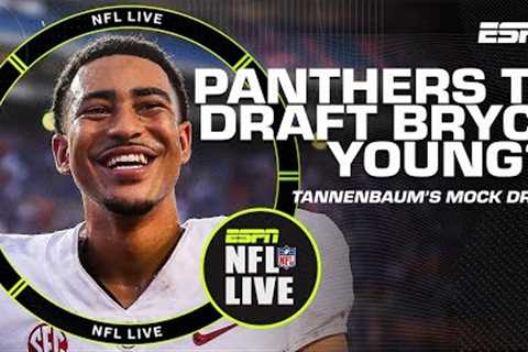 Mike Tannenbaum's Mock Draft sends Bryce Young to the Panthers with the No. 1 pick | NFL Live