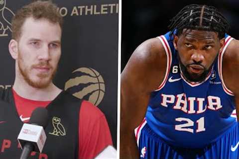 Raptors'' Jakob Poeltl on ways to slow down Joel Embiid