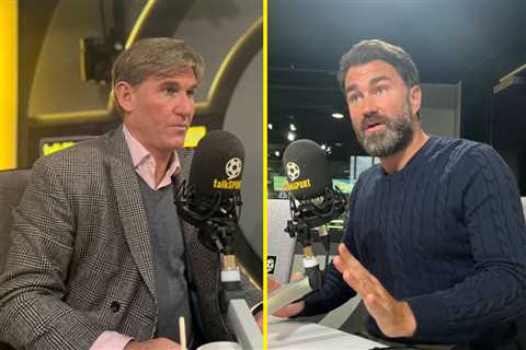 Eddie Hearn comes face-to-face with Simon Jordan for first time since viral talkSPORT showdown