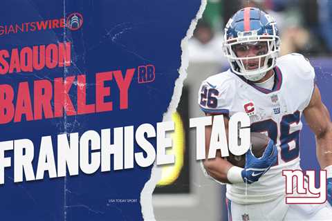 Giants will place franchise tag on RB Saquon Barkley