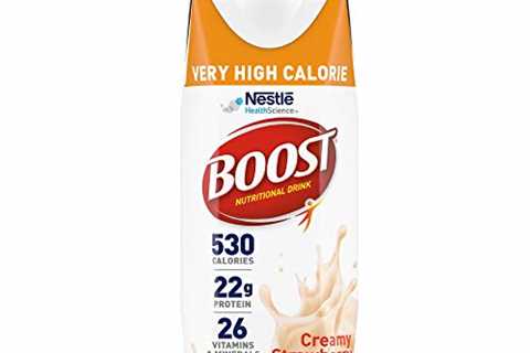 Boost Very High Calorie Complete Nutritional Drink, Creamy Strawberry, 8 Fl Oz (Pack of 24) from..