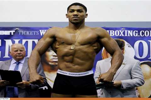 Anthony Joshua’s amazing body transformation over the years revealed in pics as he adds nearly a..