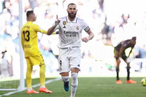 Real Madrid crush Valladolid with a hat-trick from Karim Benzema