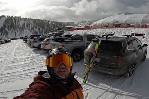 Skiing Monarch Mountain Colorado on New Mindbender 116