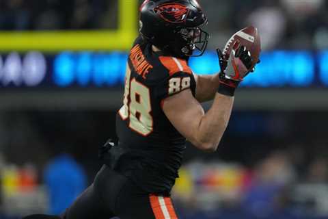 Giants have visit scheduled with Oregon State TE Luke Musgrave