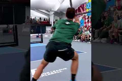 What a pro pickleball overhead should look like.