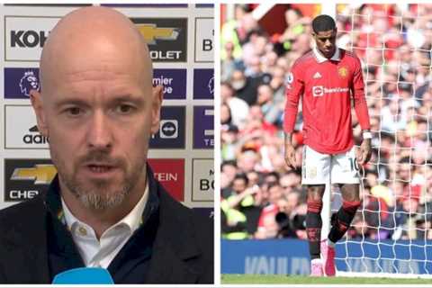 Man Utd boss Erik ten Hag provides worrying Marcus Rashford injury update