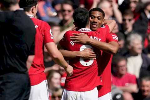 Man Utd 2-0 Everton: Martial scores on return as Rashford limps off at Old Trafford