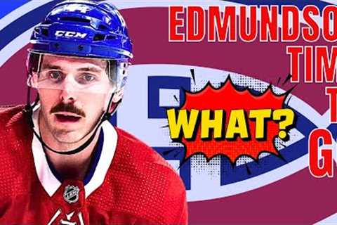 THE LEAFS WON OVER THE HABS 7-1 : EDMUNDSON TIME TO GO