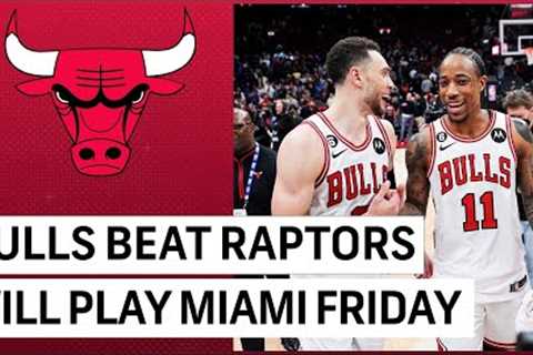 BULLS BEAT RAPTORS: Bulls rally from 19-point deficit, face Miami Friday