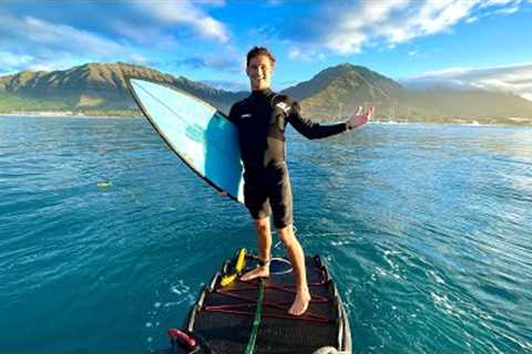 Tow Surfing PERFECT Waves In Hawaii!