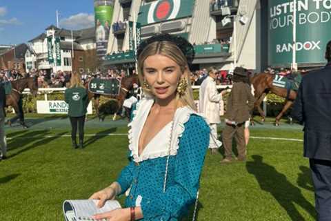 Georgia Toffolo wins another racing bet and reveals weird story about top trainer in nightclub at..