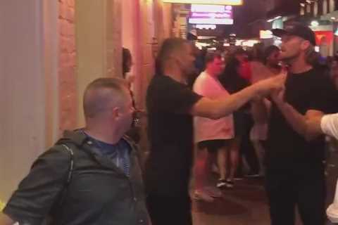 Nate Diaz spotted for first time since brawling with Logan Paul lookalike as UFC icon poses by jet