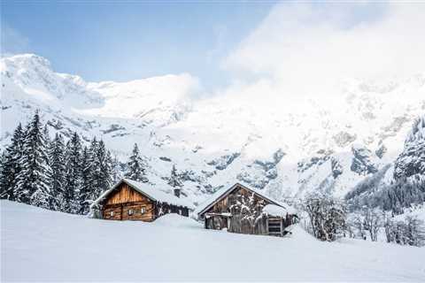 Winter Destinations With Snowshoeing and Yoga in Snow-Covered Mountains