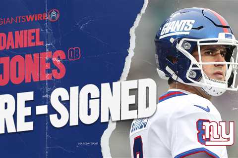 Giants sign QB Daniel Jones to long-term contract