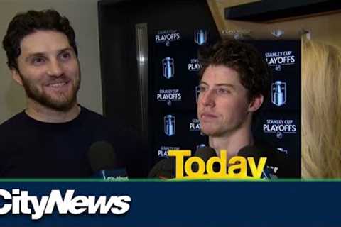 Leafs players react to fans taking over downtown Toronto