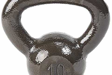 Everyday Essentials All-Purpose Solid Cast Iron Kettlebell, Gray by Everyday Essentials