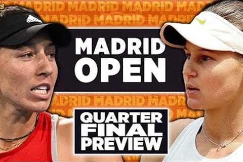 Jessica Pegula vs Veronika Kudermetova | Madrid Open 2023 Quarter Final | Tennis Talk Preview