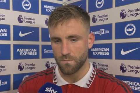 Fans slam Luke Shaw for pun in ‘car crash’ interview after costing Man Utd point