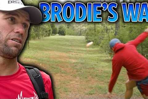 Trevor Can Only Throw What Brodie Tells Him | New London Disc Golf Challenge