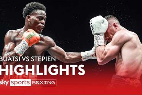 HIGHLIGHTS! Joshua Buatsi overcomes Pawel Stepien to maintain world title charge 🌎⚡