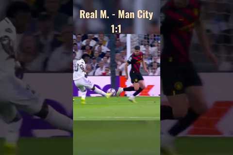 Highlights: Real Madrid 1 – 1 Man City | Open description for FREE gift 🎁👇 #shorts