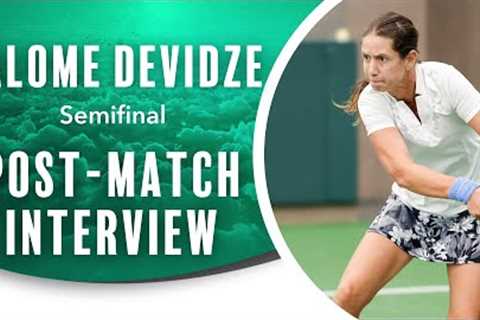 Devidze talks post-semifinals against ALW