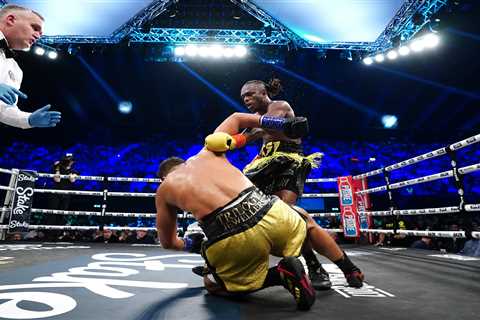 Joe Fournier says ‘CHEAT’ KSI should be ’embarrassed’ by illegal elbow as he demands rematch before ..