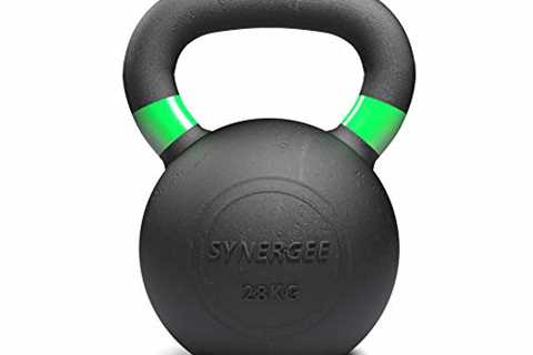 Synergee 28kg Cast Iron Kettlebell Weights for Strength Training, Conditioning and Functional..