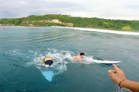 Surfing at Pandawa Beach : Riding Epic Waves in a Crowded Paradise