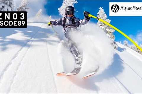 BLUEBIRD POWDER day at ALPINE MEADOWS!