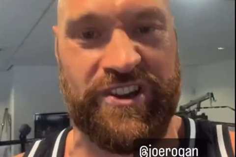 Tyson Fury brands Joe Rogan a ‘bald headed midget’ in X-rated rant after taking offence at podcast..