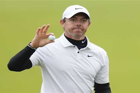 Rory McIlroy joins Shane Lowry in angrily dropping F-bombs picked up on ‘hot mics’ to fans’..