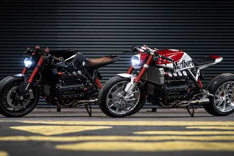 Two smoking hot BMW K1100RS café racers from Powerbrick