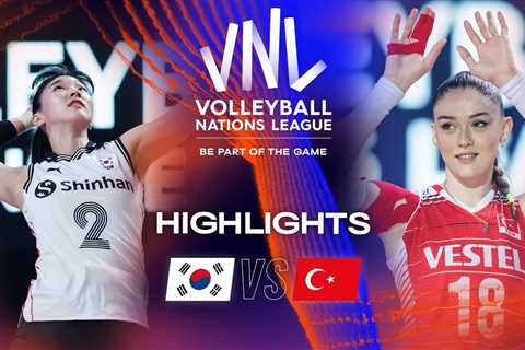 KOR vs.  TUR – Highlights Week 1 | Women’s VNL 2023