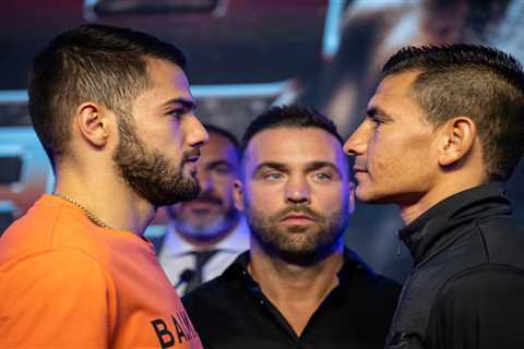 Super middleweights Erik Bazinyan and Jose Macias make weight for NABF title bout