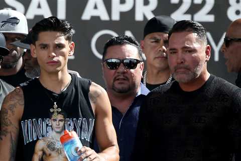 Ryan Garcia and Oscar De La Hoya at odds again in social media beef