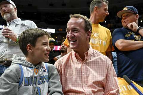 Peyton Manning praises ‘his’ Denver Broncos at Nuggets NBA Finals game