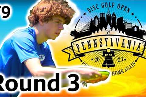 Disc Golf Open of PA | Rd 3 F9 | Villa, Horst, Longenecker, Hess