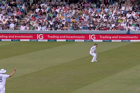 Ben Stokes caught hobbling on the field during third day